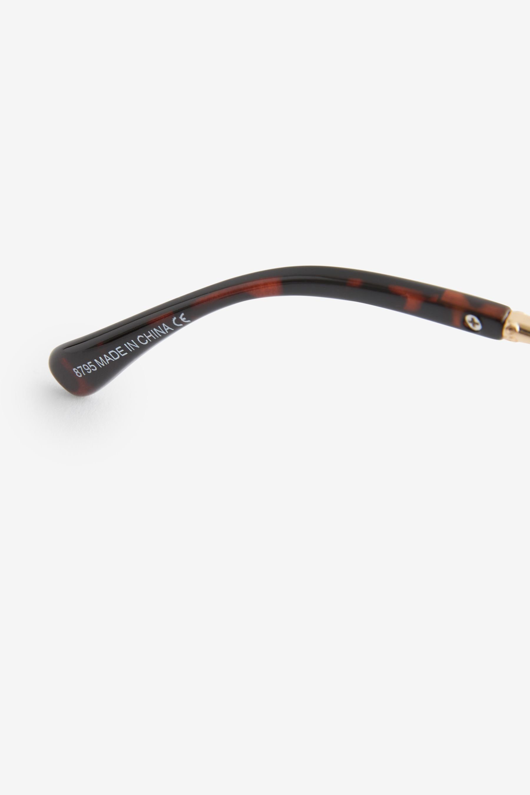 Next Sonnenbrille Katzenaugen-Sonnenbrille mit Metallbügel (1-St)