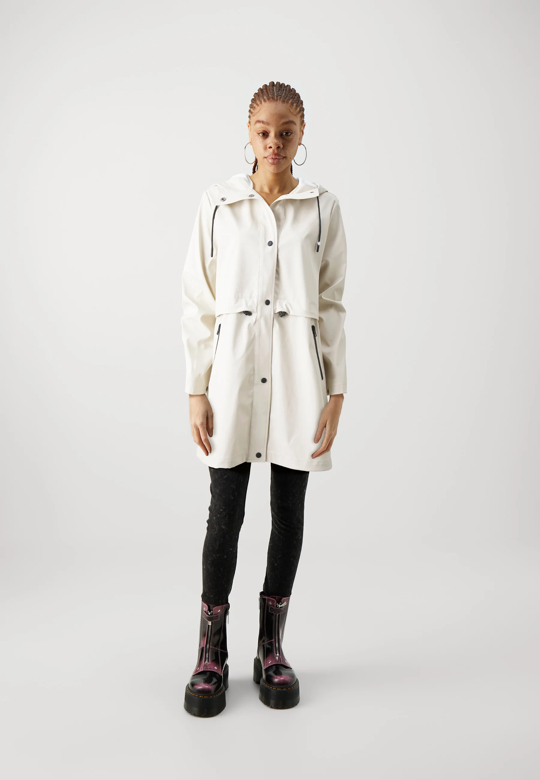 SOLO ONLVIVIAN IMPERMEABLE LARGO OTW - Parka