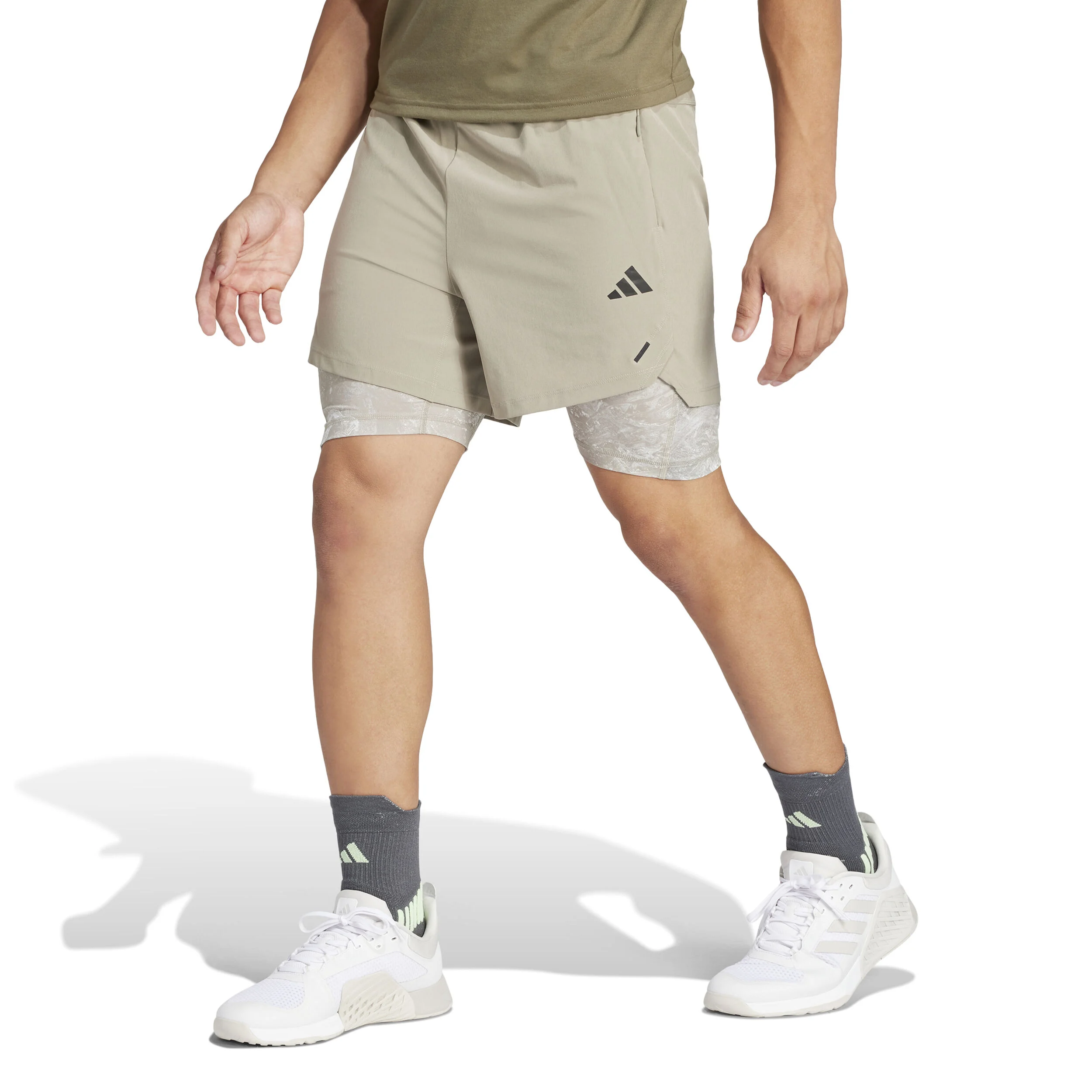 Woven Power 2in1 Shorts Herren - Beige