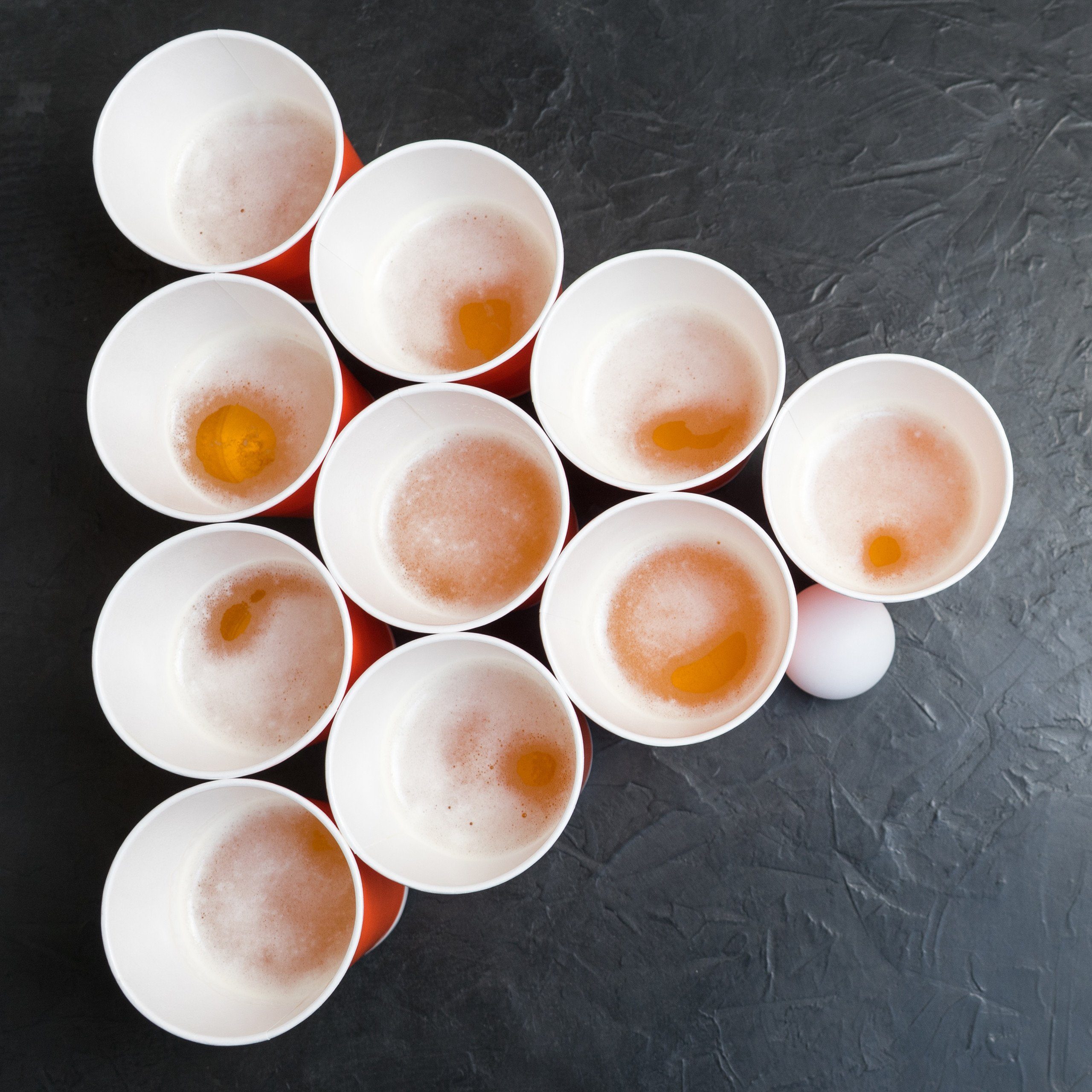 relaxdays Tischtennisball Beer Pong Bälle