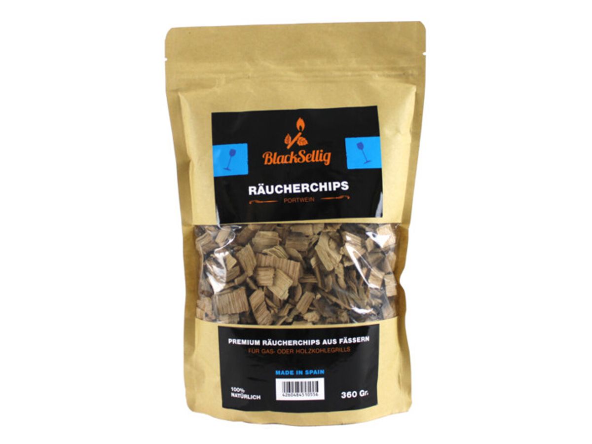 BlackSellig Portwein 360 Gramm Räucherchips