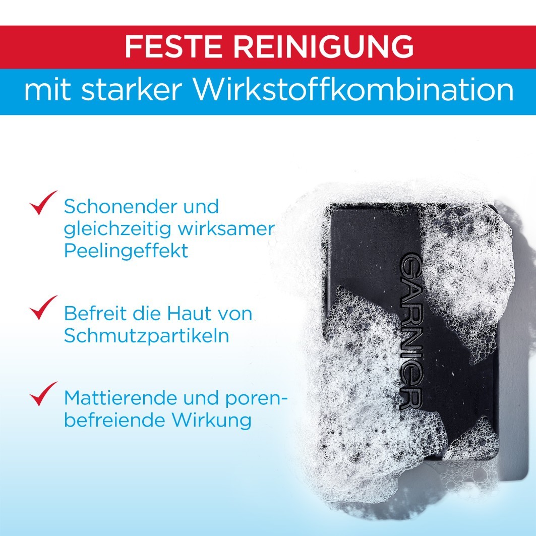 Hautklar PureActive Feste Reinigung mit Kohle