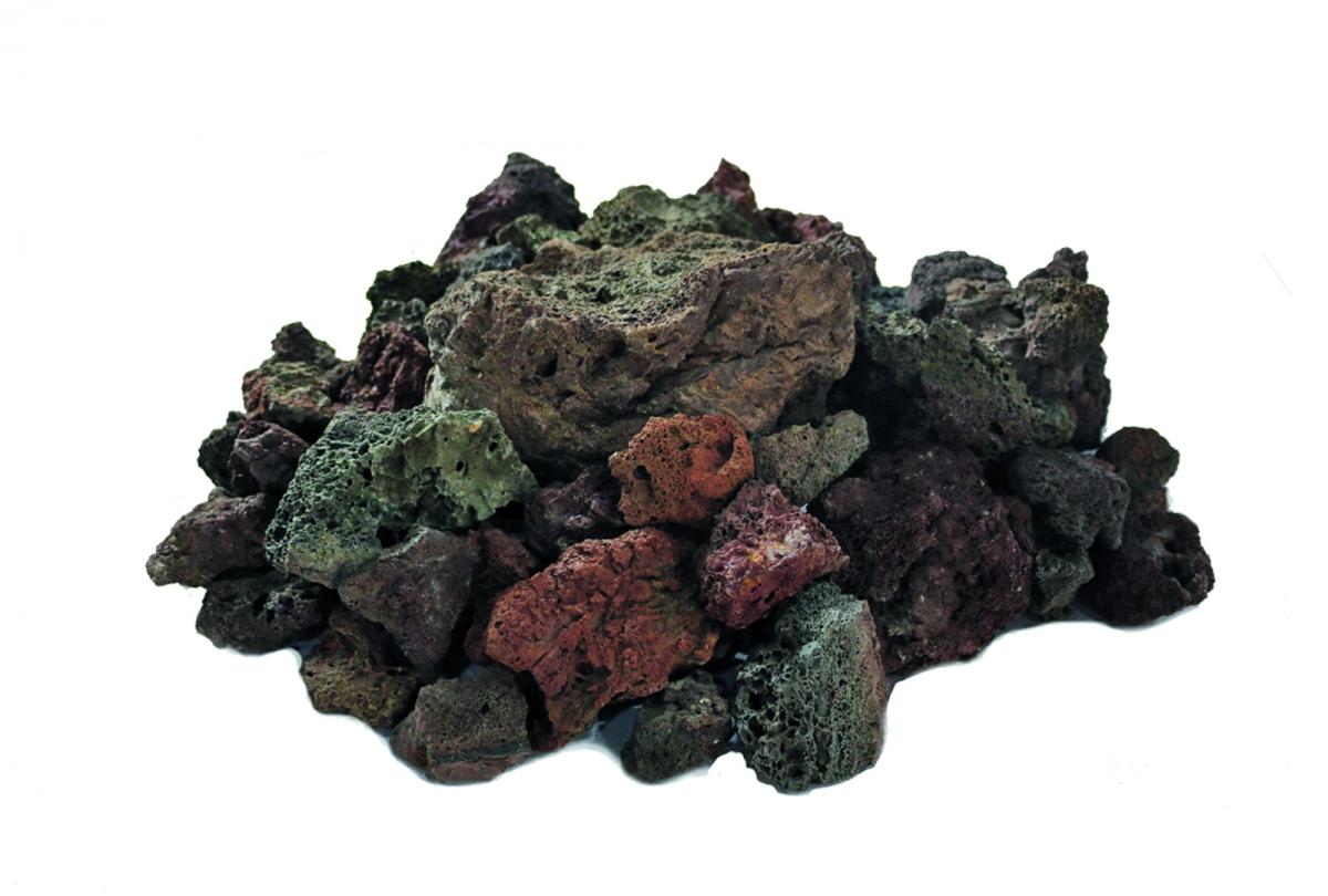 Elementi Lavasteine rötlich Gas-Feuerstelle 3kg