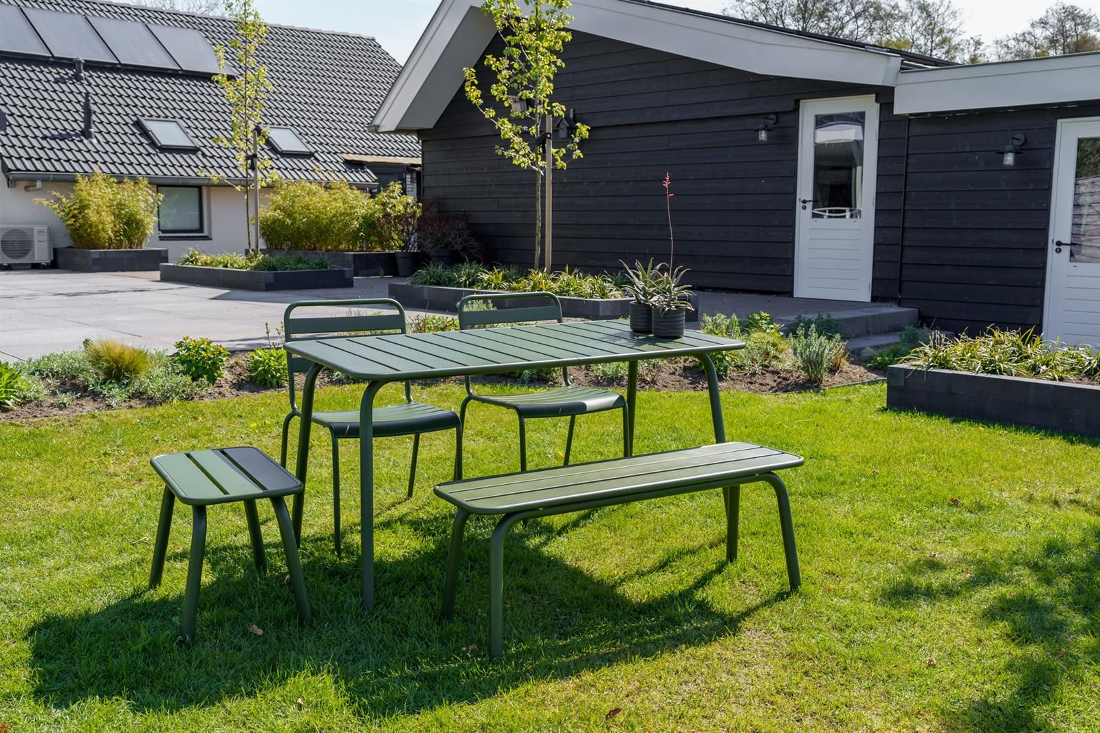 MaximaVida Max 120 cm Metall Gartenbank