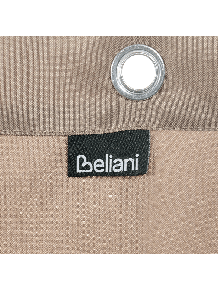 Beliani Garten-Pergola VIMINO in Beige/Schwarz - (W) 282 x (H) 282 x (L) 294 cm günstig kaufen onesize