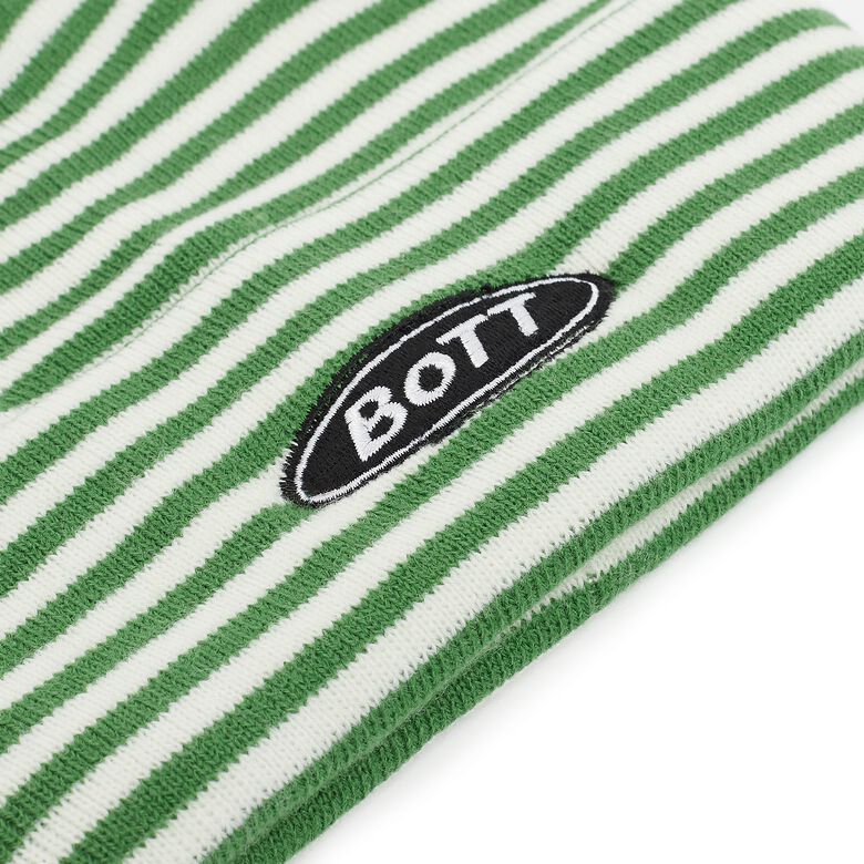 BoTT Light Logo Stripe Beanie white