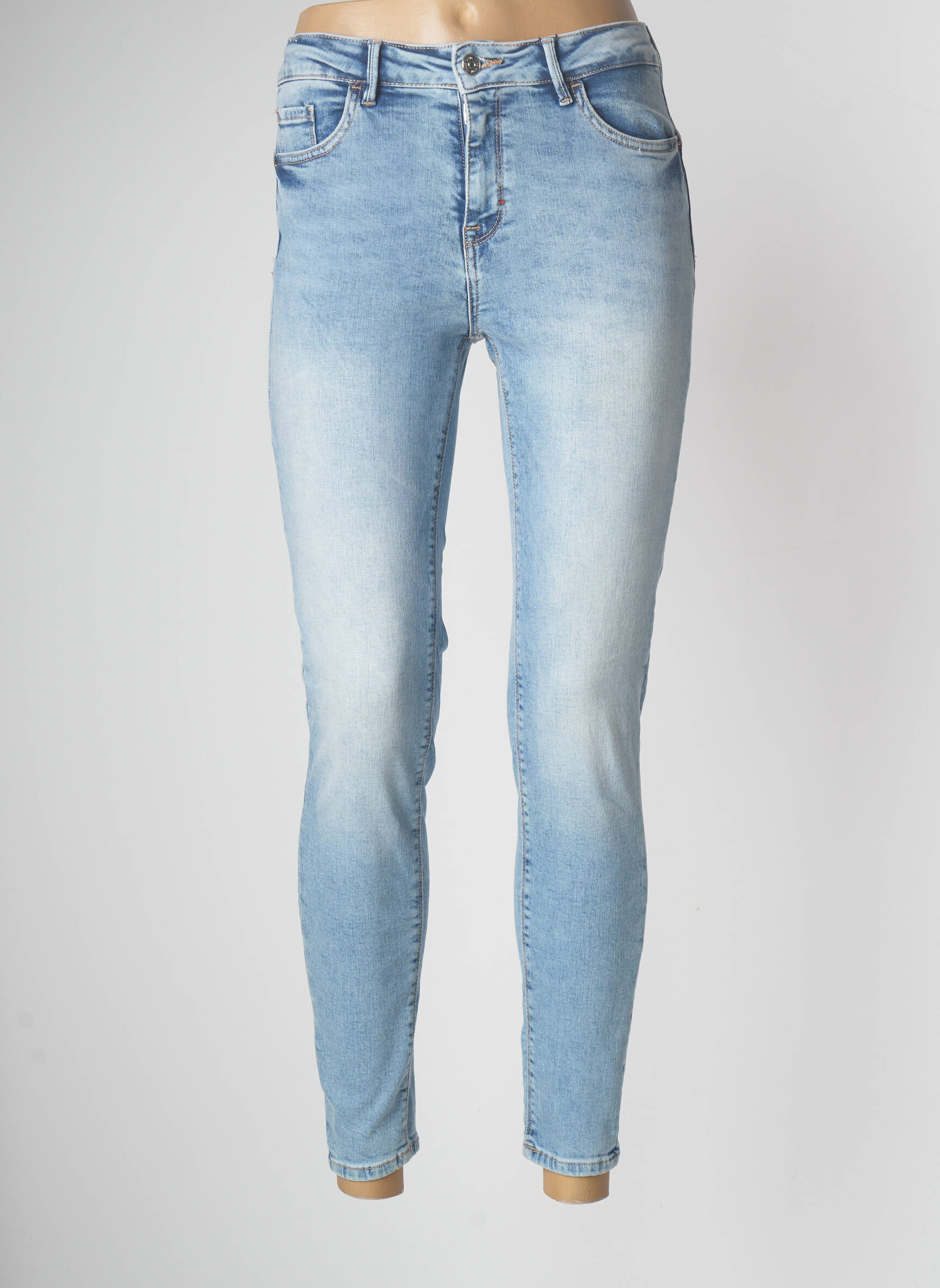 Tiffosi Jeans Coupe Slim Femme couleur bleu