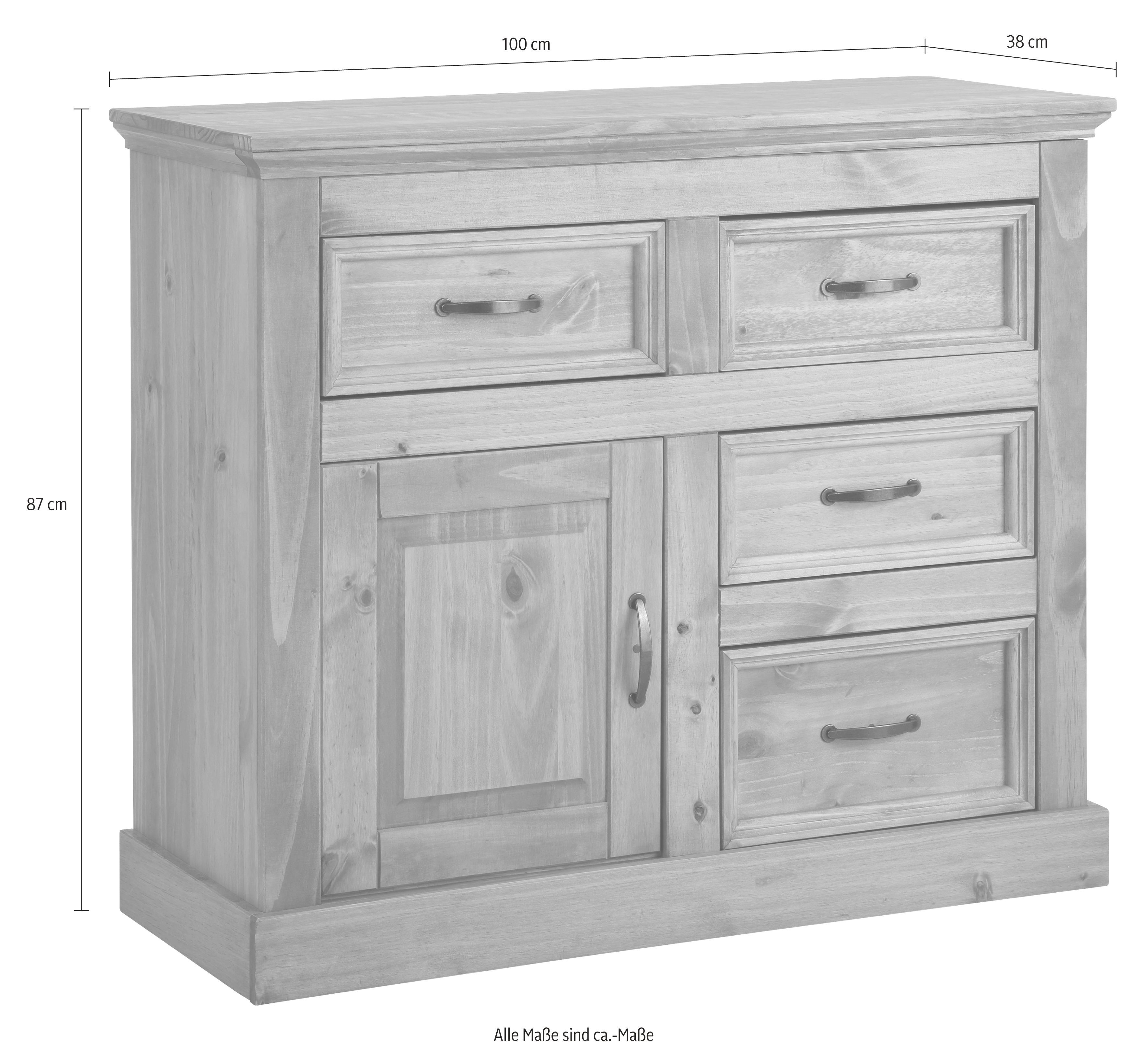 Home affaire Sideboard Selma, Breite 100 cm