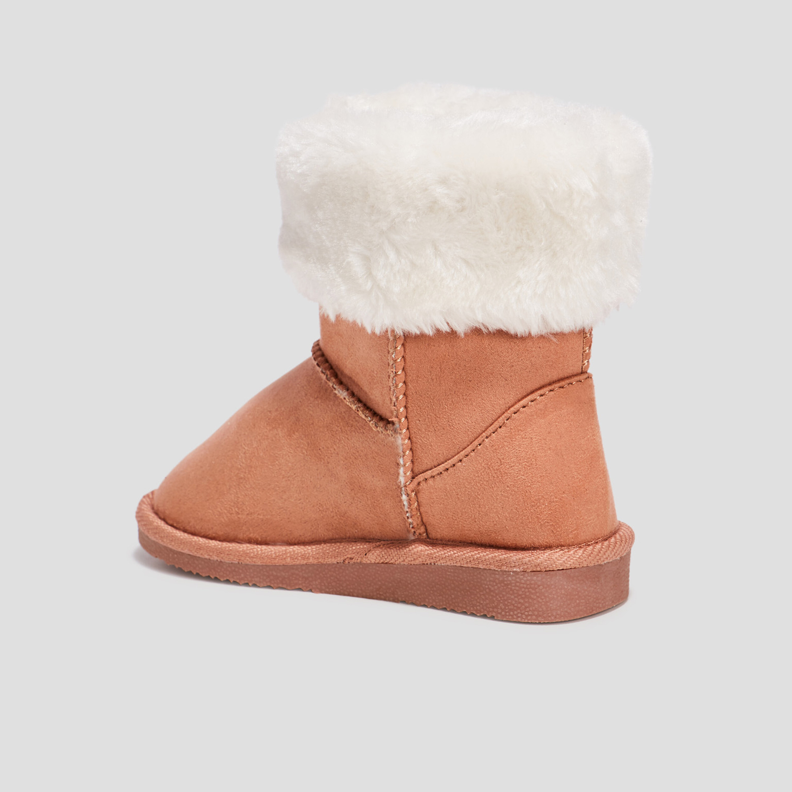 Bottines fourrées camel fille | La Halle