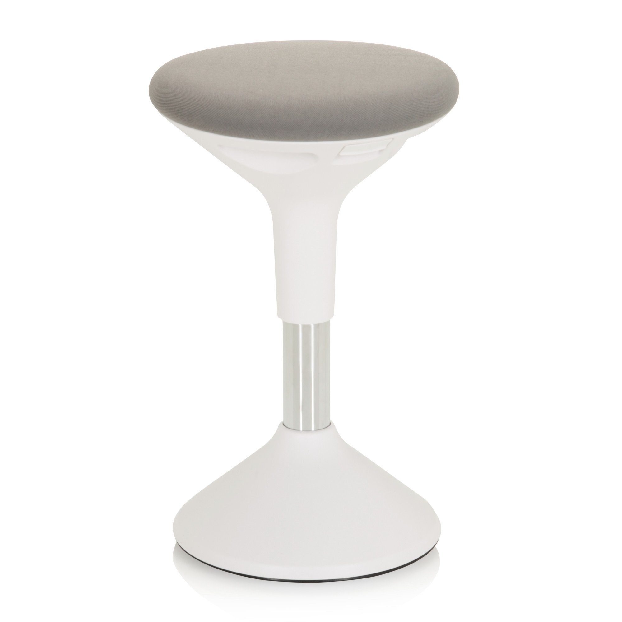 hjh OFFICE Stehhilfe Stehhilfe BALANCE SIT II W Stoff ohne Armlehnen, Hocker, Bürohocker