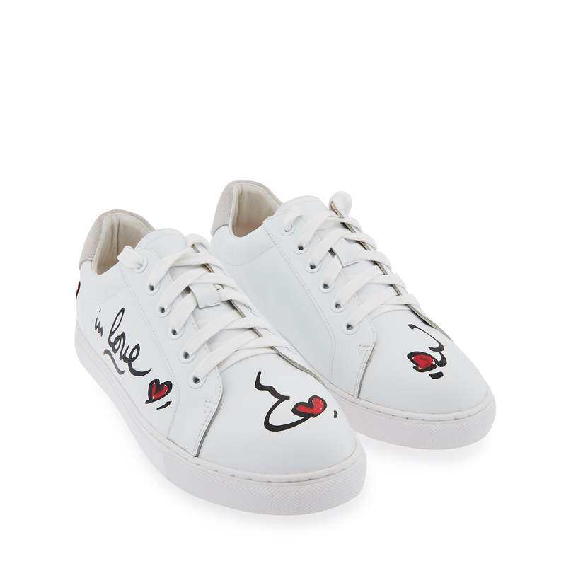 Baskets en cuir Simone in love graf