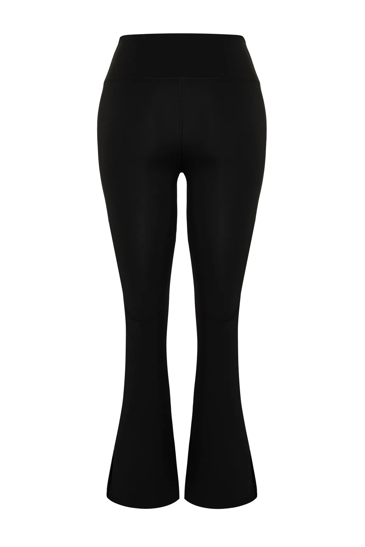 Trendyol Curve  Schwarze Recovery-Beinstollen, detaillierte spanische Bein-Sport-Leggings TBBSS24AJ00000