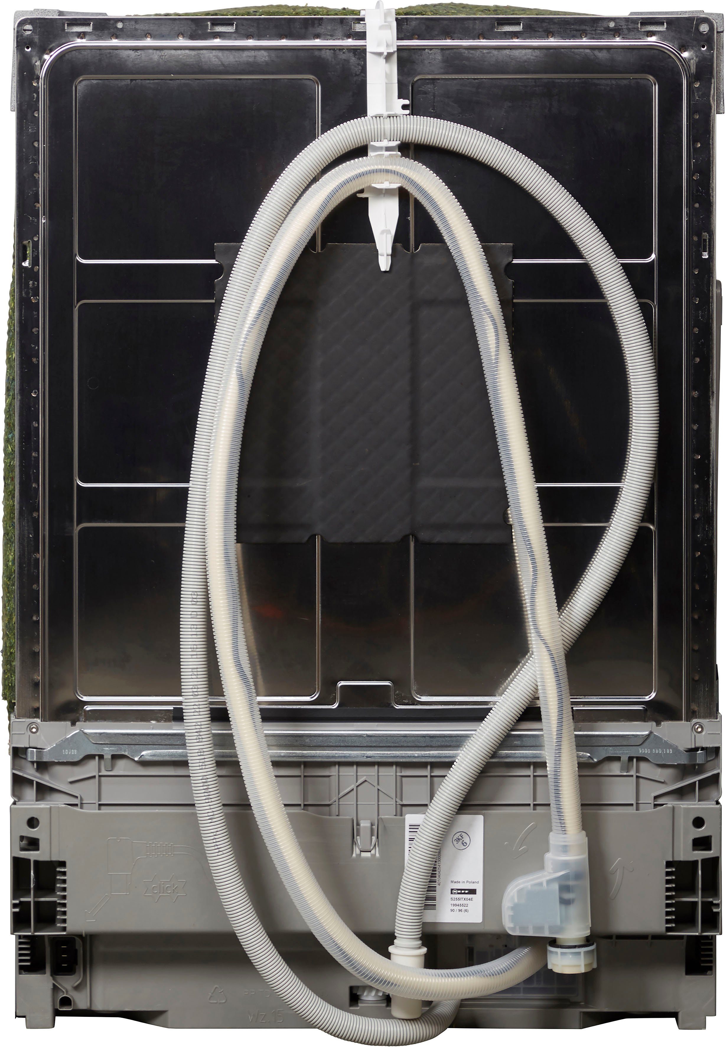 NEFF vollintegrierbarer Geschirrspüler, S255ITX04E, 12 Maßgedecke, XXL-Geschirrspüler