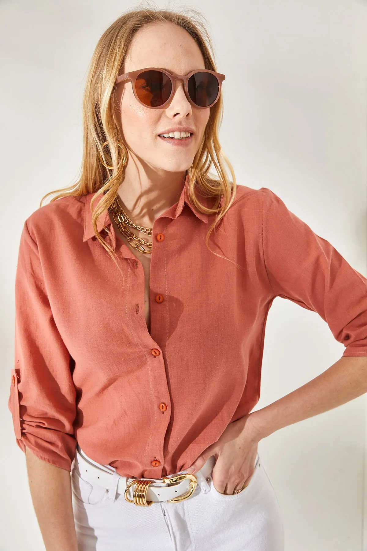 Olalook  Hemd - Braun - Regular Fit