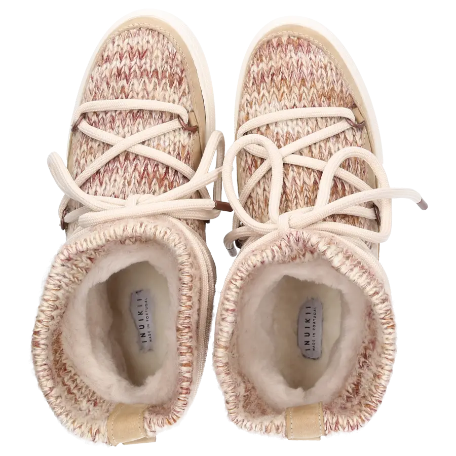 INUIKII - Stiefeletten LANA gefüttert - beige