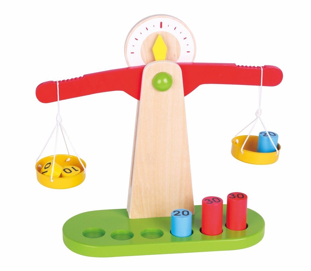 Lelin Lernspielzeug 40099 Holzspielzeug Balance - Waage
