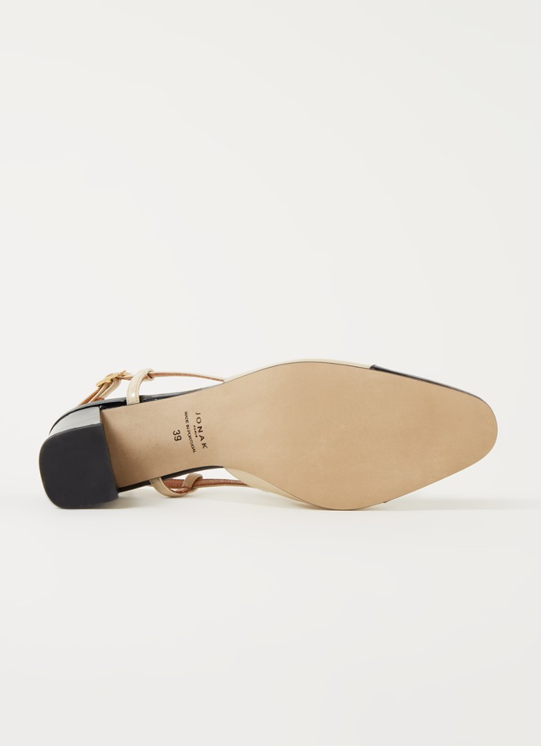 Jonak Dhapop -nahkainen slingback-saapas