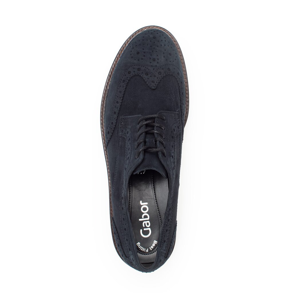 Gabor fashion Schnürschuh blau