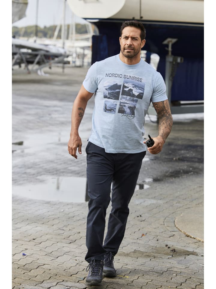Jan Vanderstorm T-Shirt INGTON in hellblau günstig kaufen