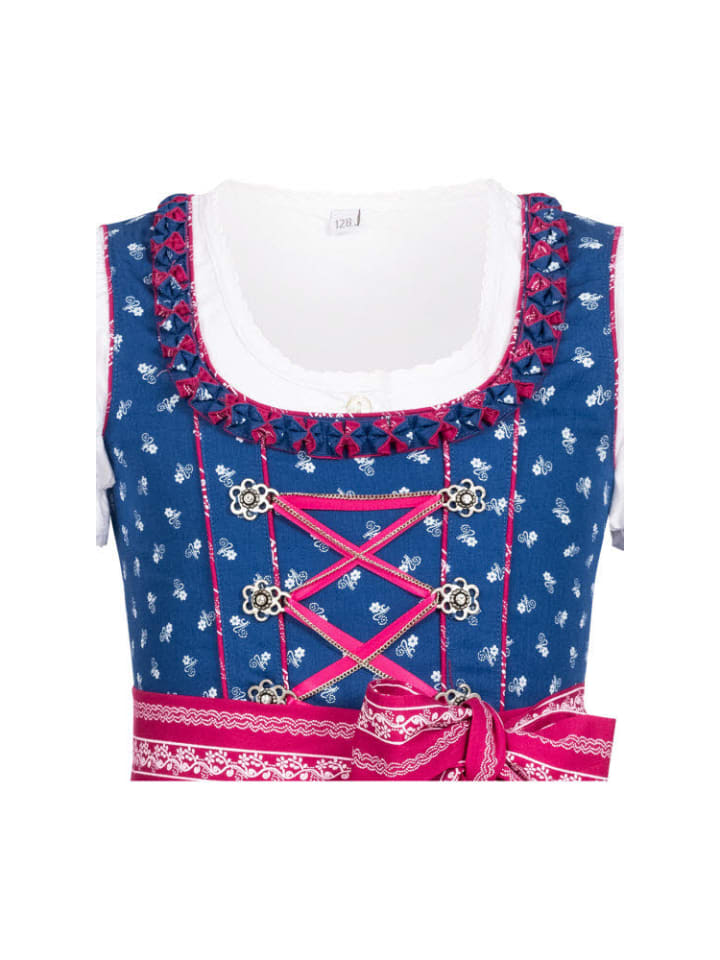 Nübler Kinderdirndl 3-teilig Demi in Dunkelblau günstig kaufen