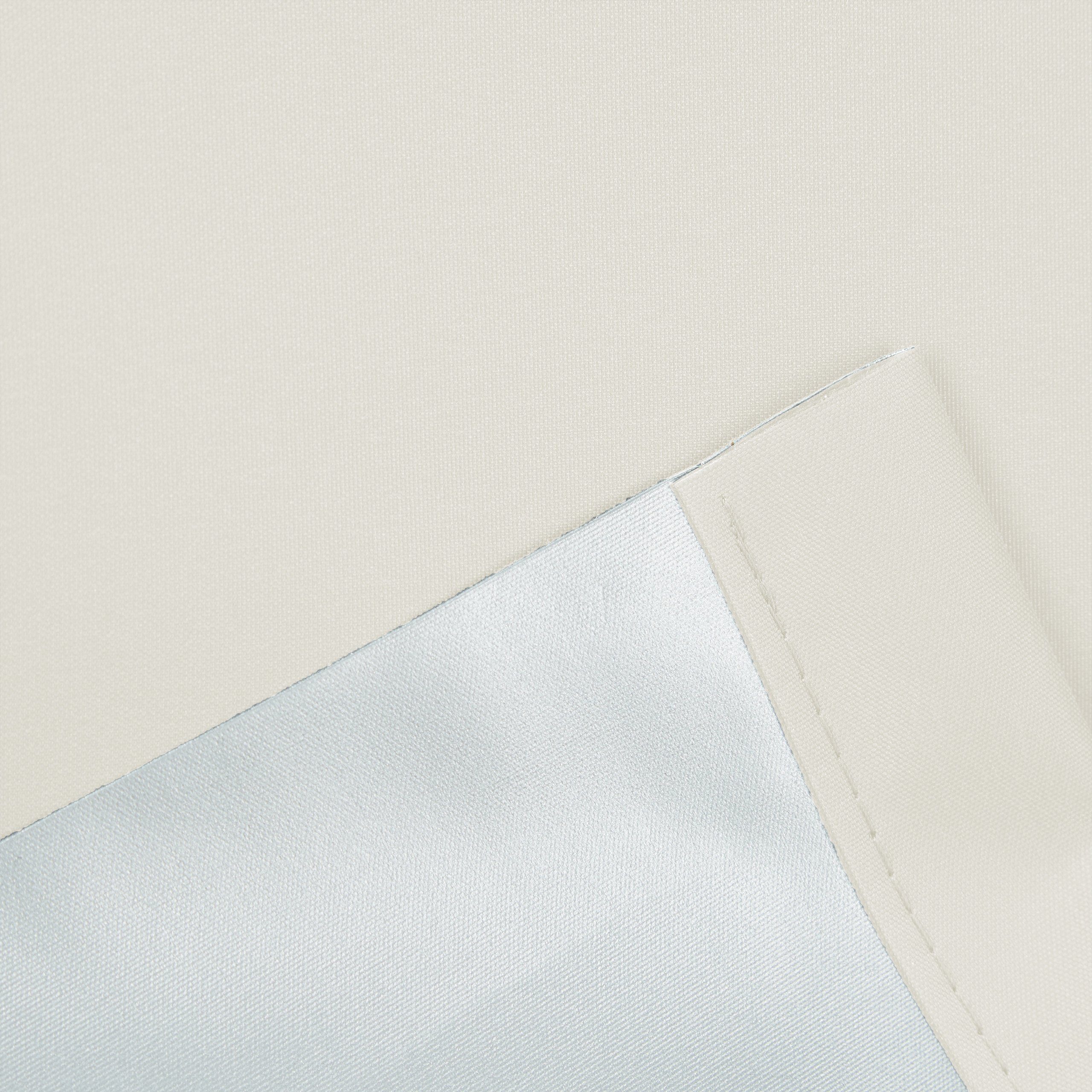 Verdunklungsrollo Thermorollo beige, relaxdays, 60x160cm