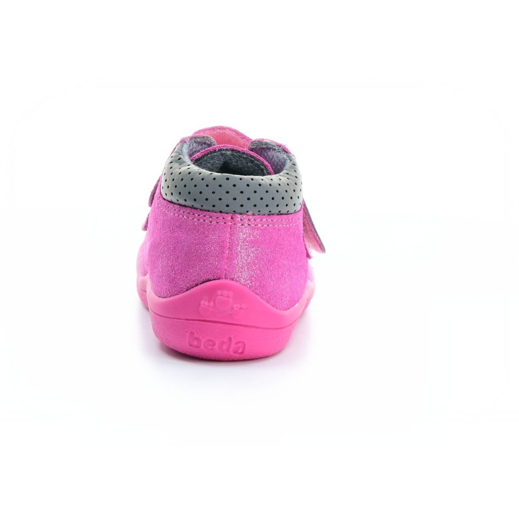 Beda Janette mit Membran und Hinterkappe (BF 0001/W/M/2/OP) rosa Barfuß-Stiefeletten