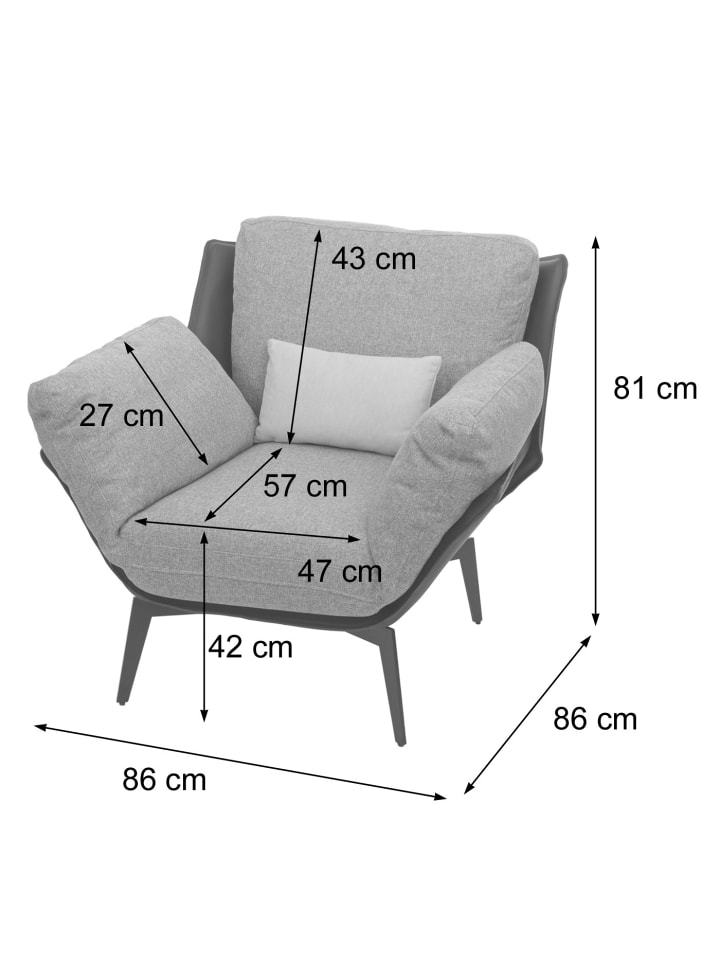 MCW Sessel L82, Dunkelbraun günstig kaufen onesize