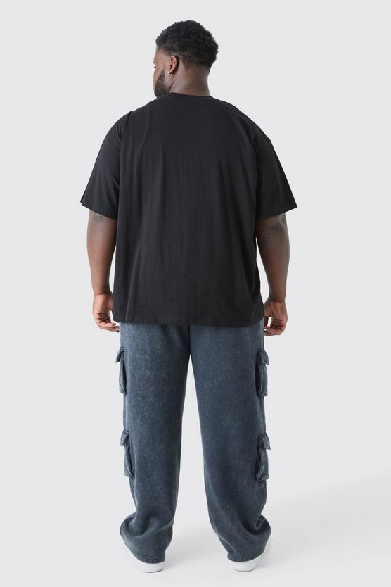 Plus 2er-Pack Oversize T-Shirts