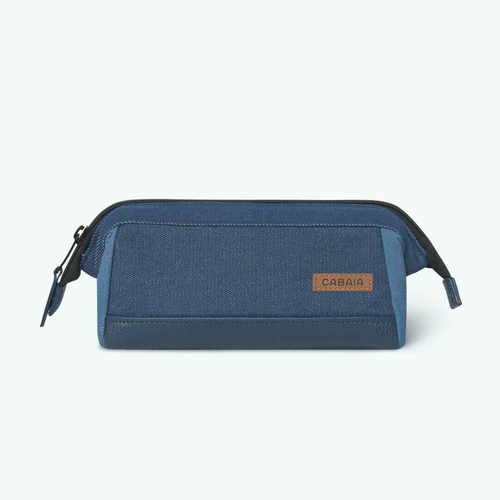 San Giljan navy blue school pencil case