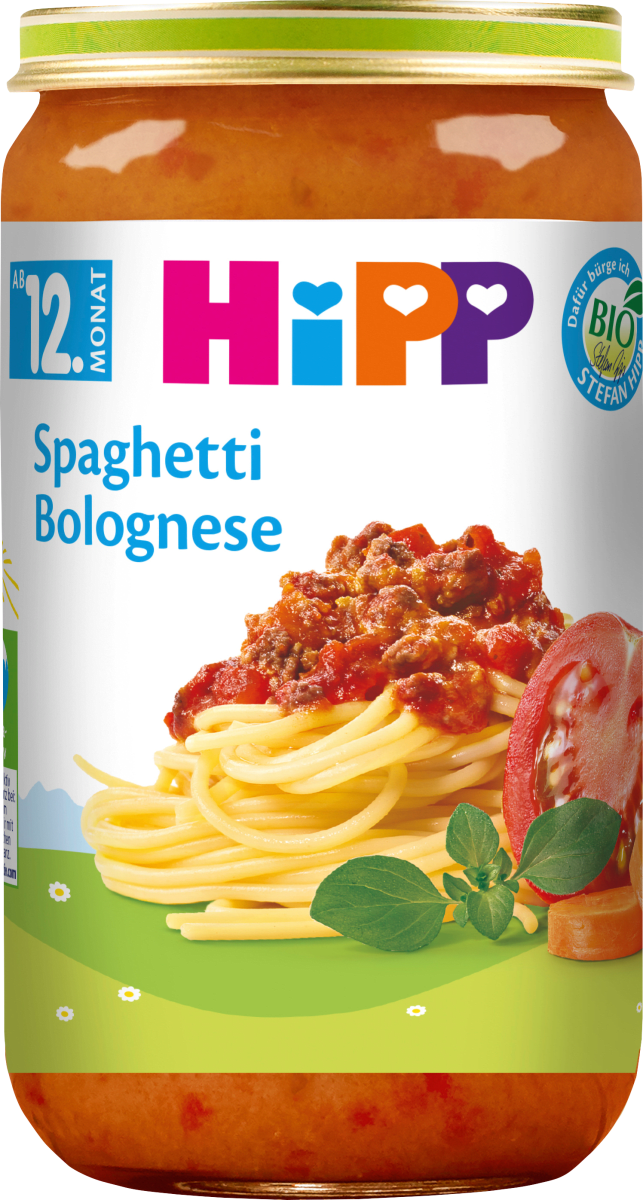 Menü Spaghetti Bolognese ab dem 12. Monat, 250 g