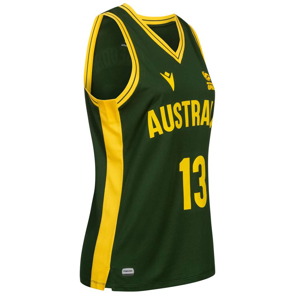 Australien Basketball macron #13 MAGBEGOR Damen Trikot 58564661