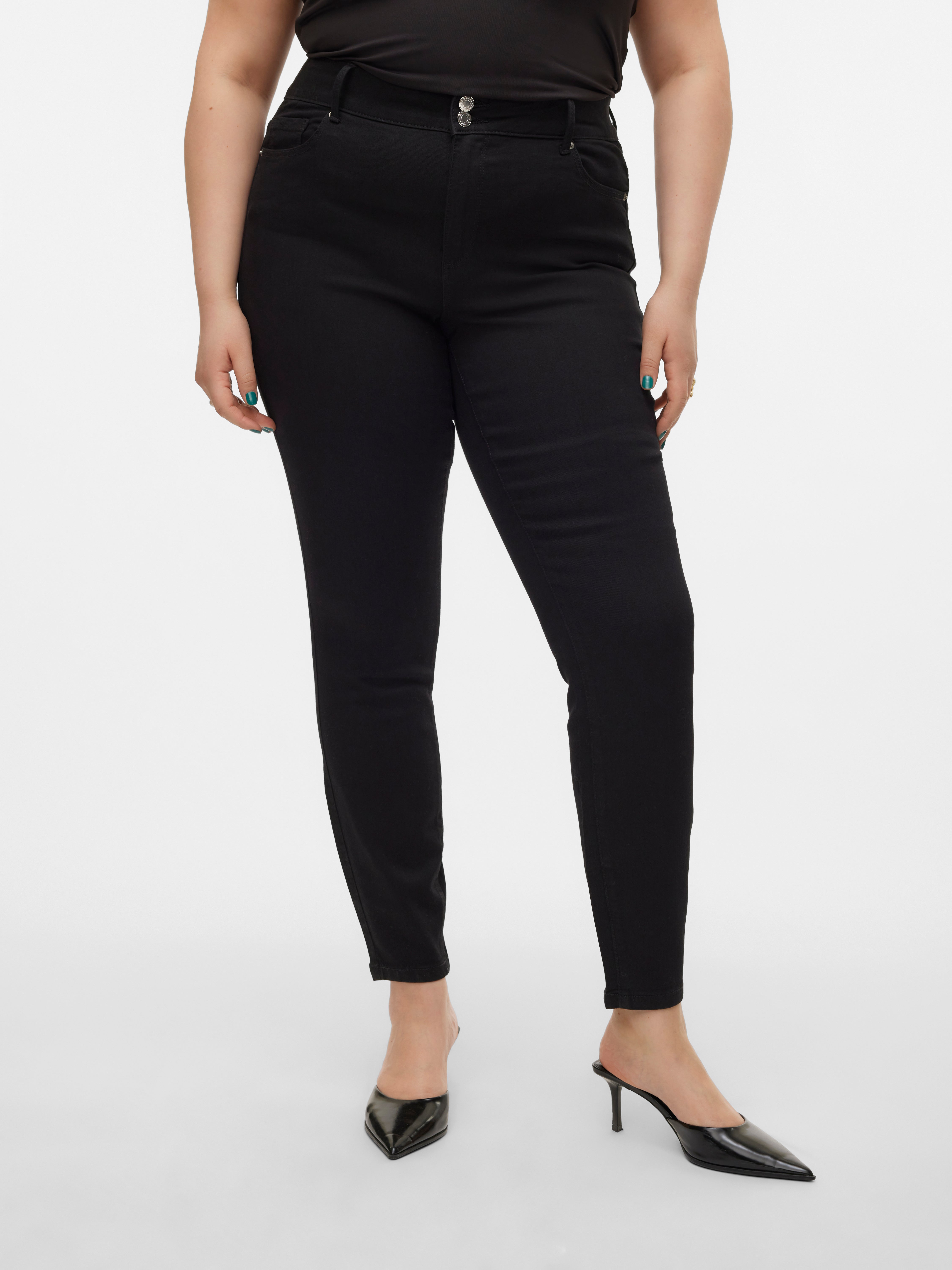 VMCSOPHIA Hohe Taille Slim Fit Jeans