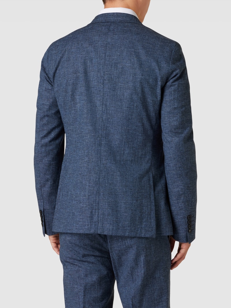2-Knopf-Sakko mit Allover-Muster Modell 'Acon' in royalblau