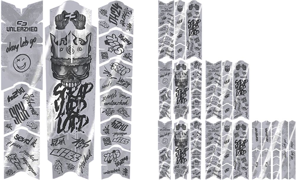 Unleazhed Unscratch Frame Rahmenschutzfolie - Downhill24 Glossy kaufen | Bike-Discount