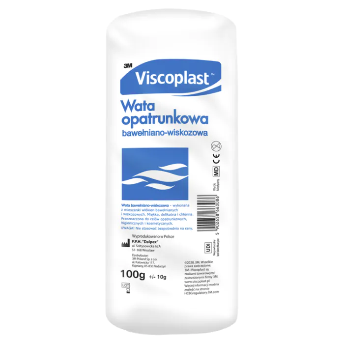 Viscoplast, lã para curativo de algodão-viscose