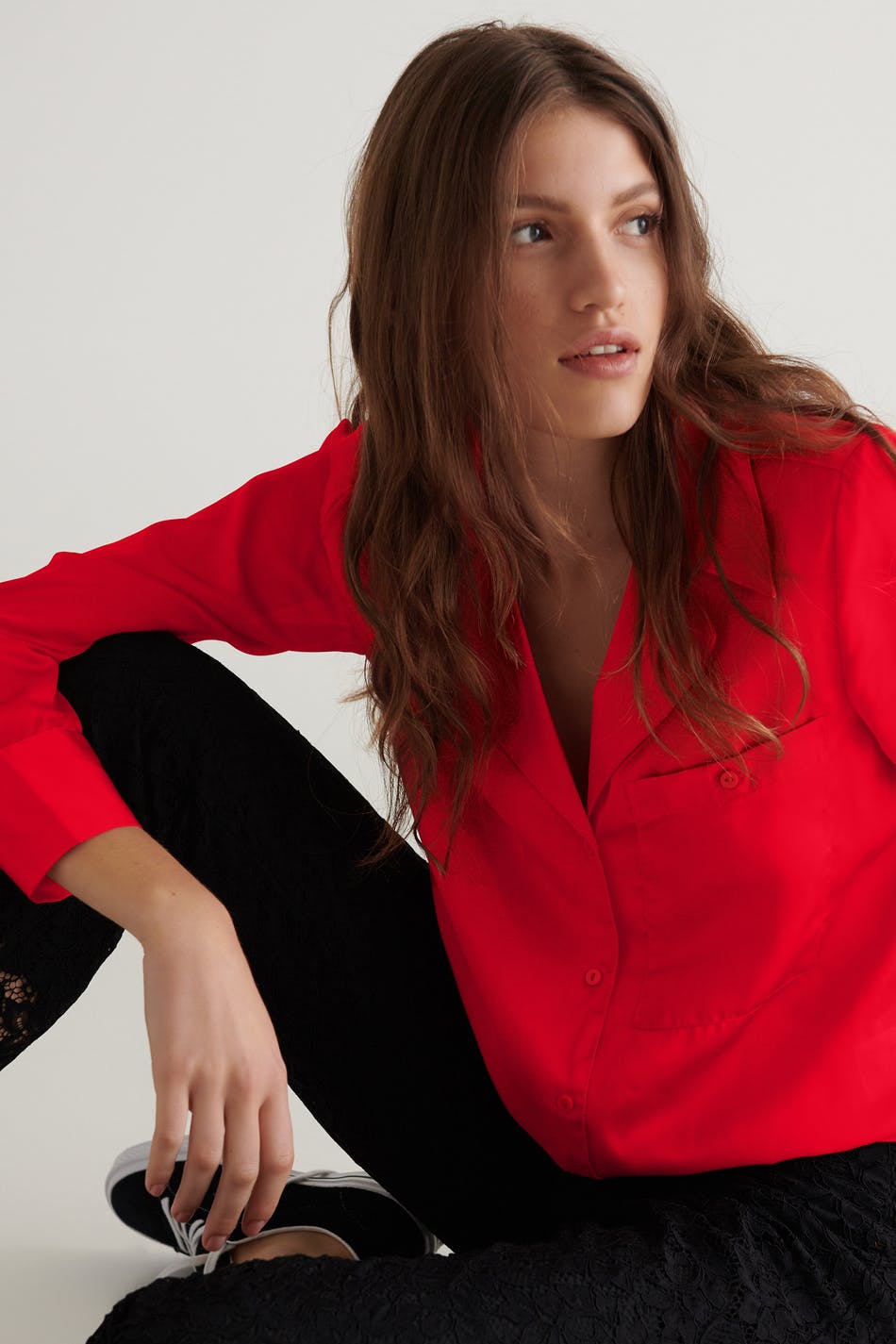 Fanny satin shirt