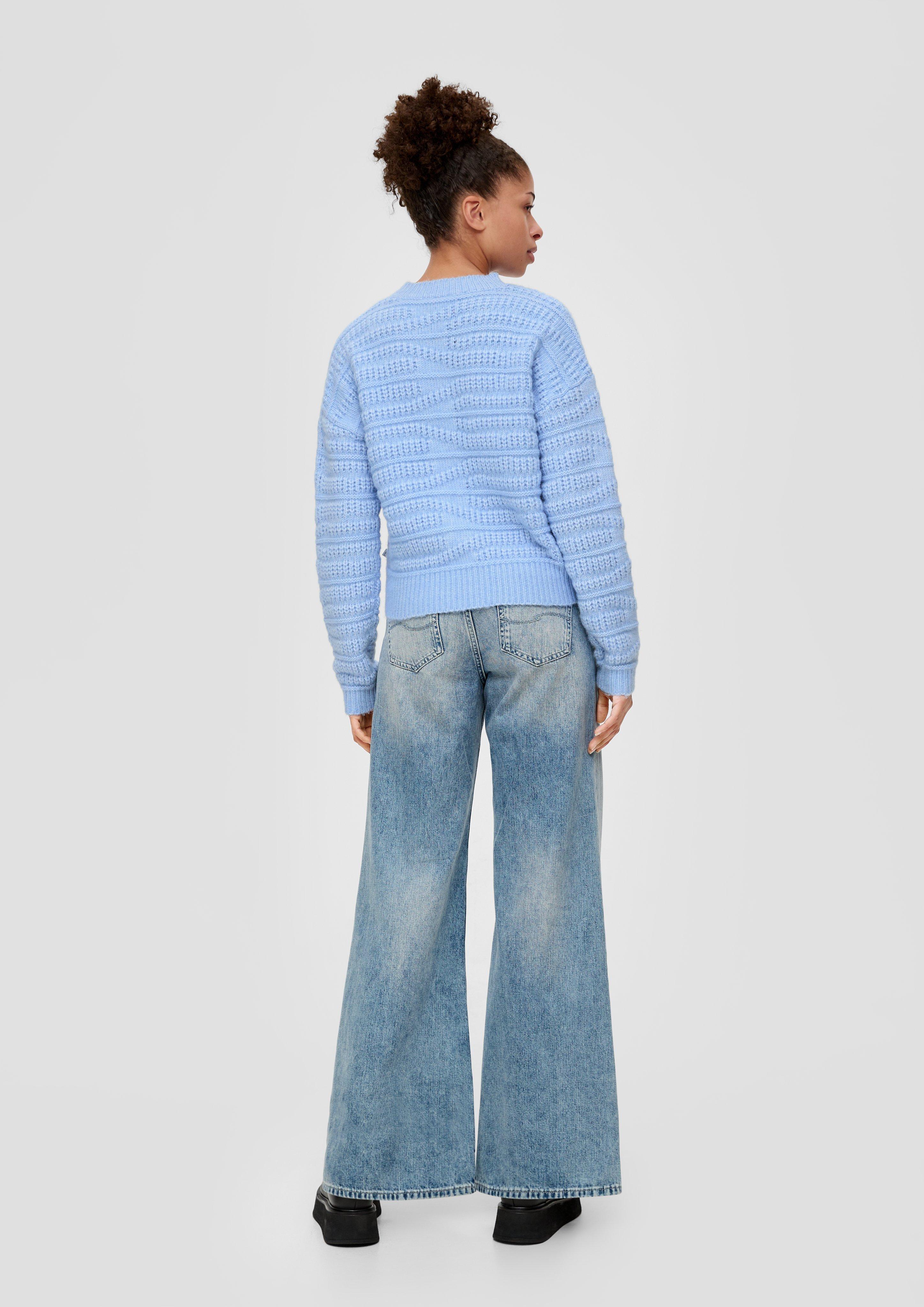 Strickpullover mit Musterstruktur  2135485-53W0
