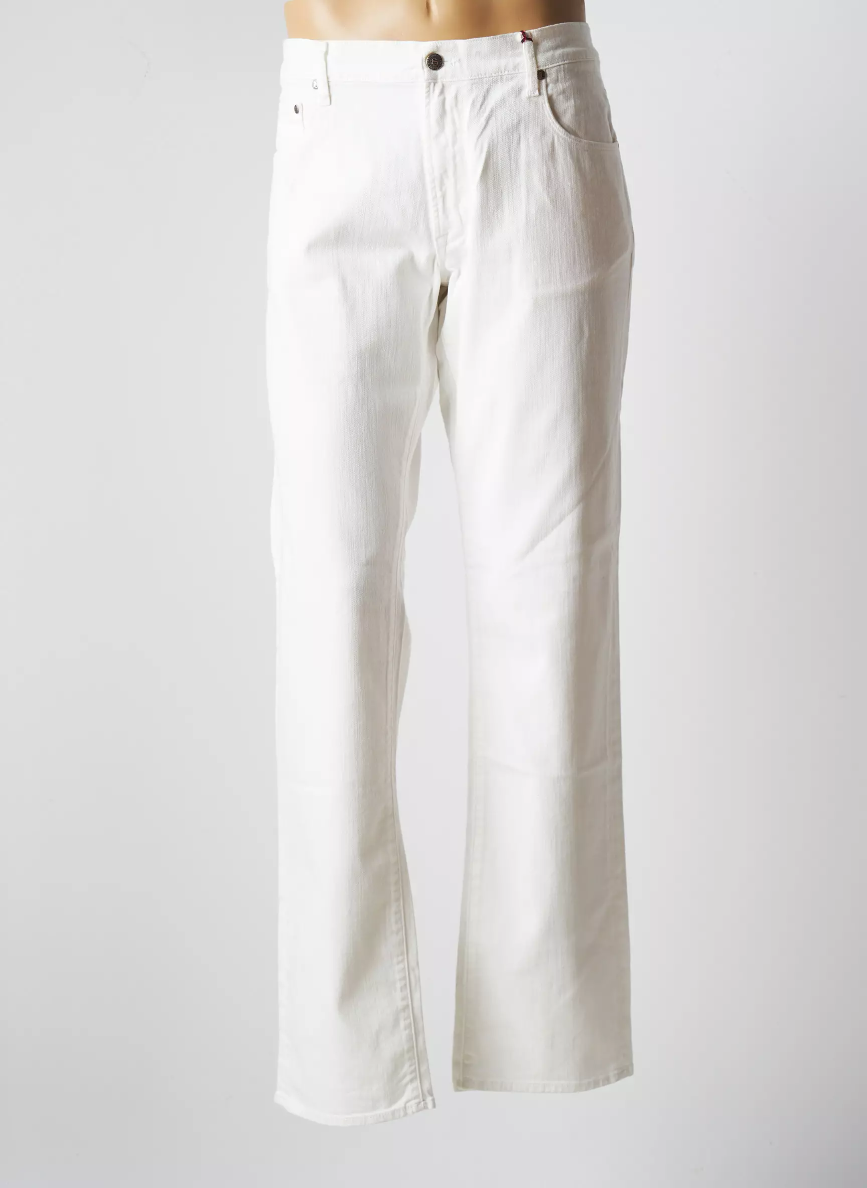 Star Clippers Jeans Coupe Droite Homme couleur blanc