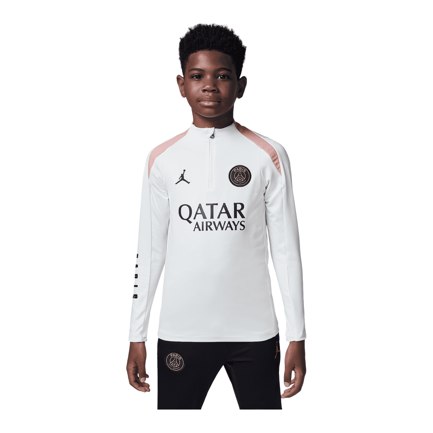 Jordan Paris St. Germain Strike Drill Top Sweatshirt 3rd Kids Weiss F111