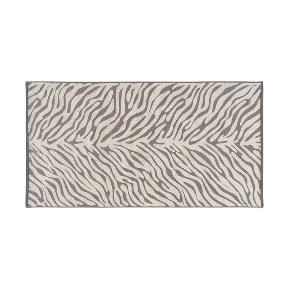 Frottierserie Square Duschtuch Zebra, 2er Set