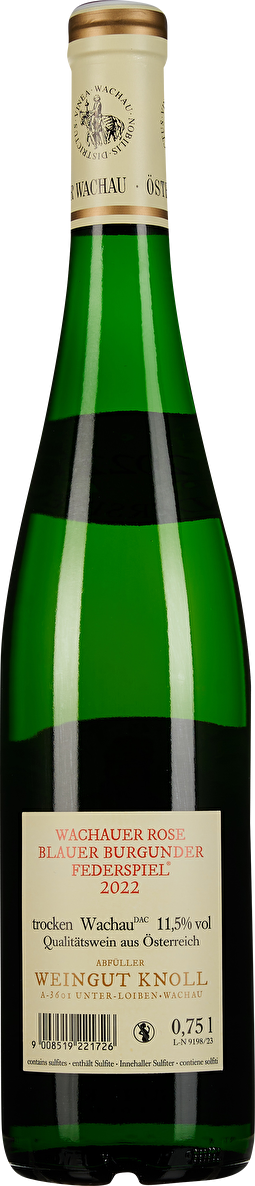 Knoll Rosé Blauer Burgunder Federspiel 2022