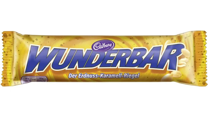 CADBURY WUNDERBAR SCHOKOLADEN RIEGEL 49 g