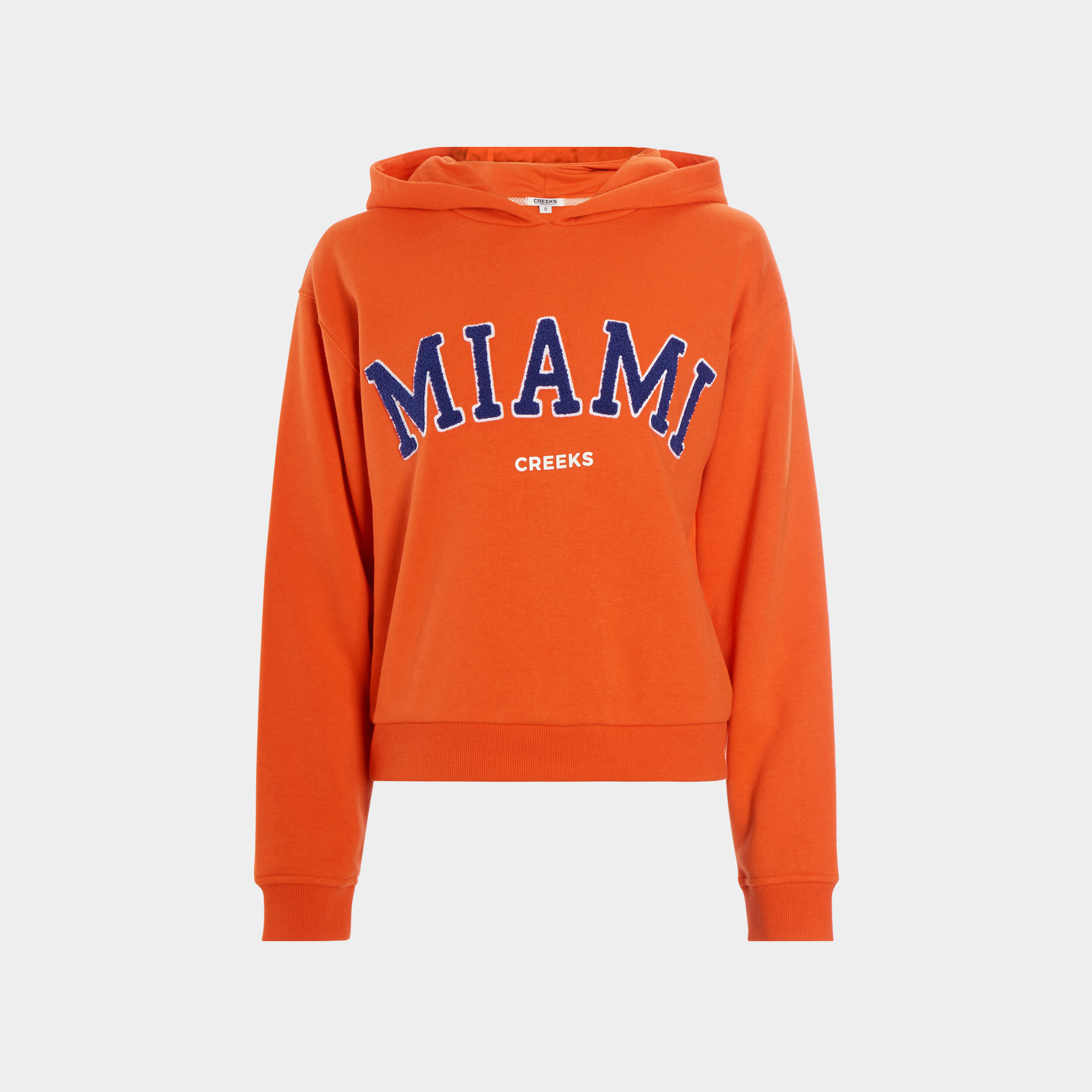 Sweat à capuche hoodie Creeks rouge femme | La Halle