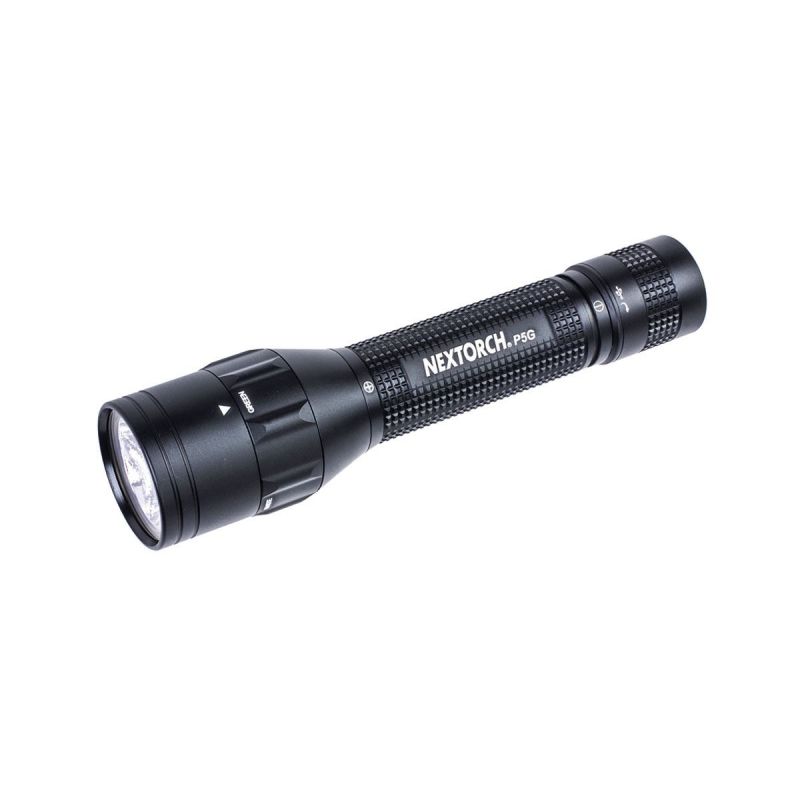 Nextorch P5G LED DUAL-LIGHT wiederaufladbare LED-Jagdtaschenlampe (800 Lm WEISS- 200 Lm GRÜN)