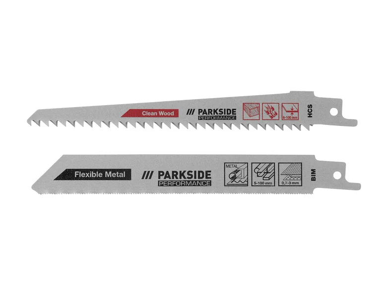 Serra sabre PARKSIDE PERFORMANCE® PSSAP 2028, alimentada por bateria, 20 V