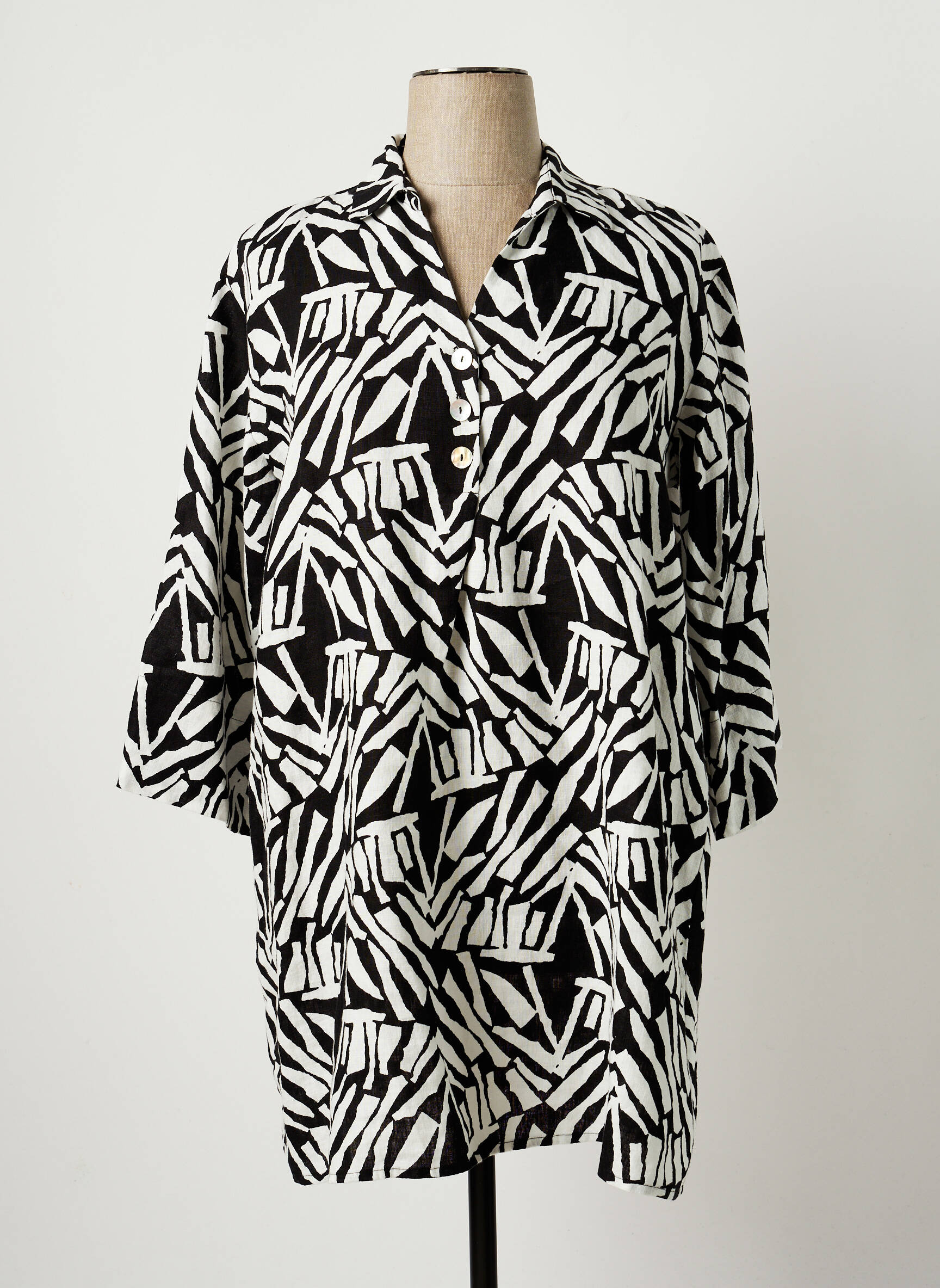 Yoek Tuniquemanchelongue Femme couleur noir