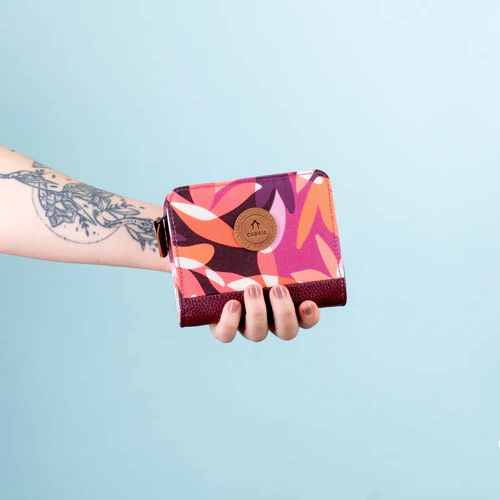 Medium wallet Montreuil burgundy