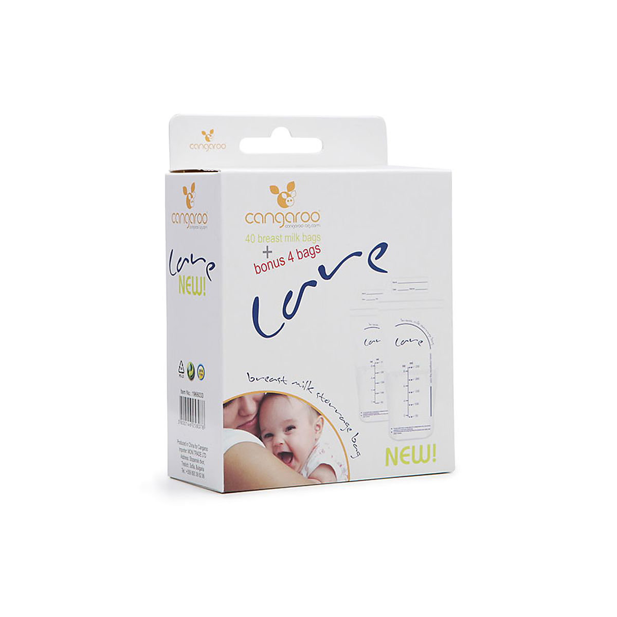 Milchtüten Care 40 + 4 Milchtüten Füllmenge 250 ml Muttermilchbehälter