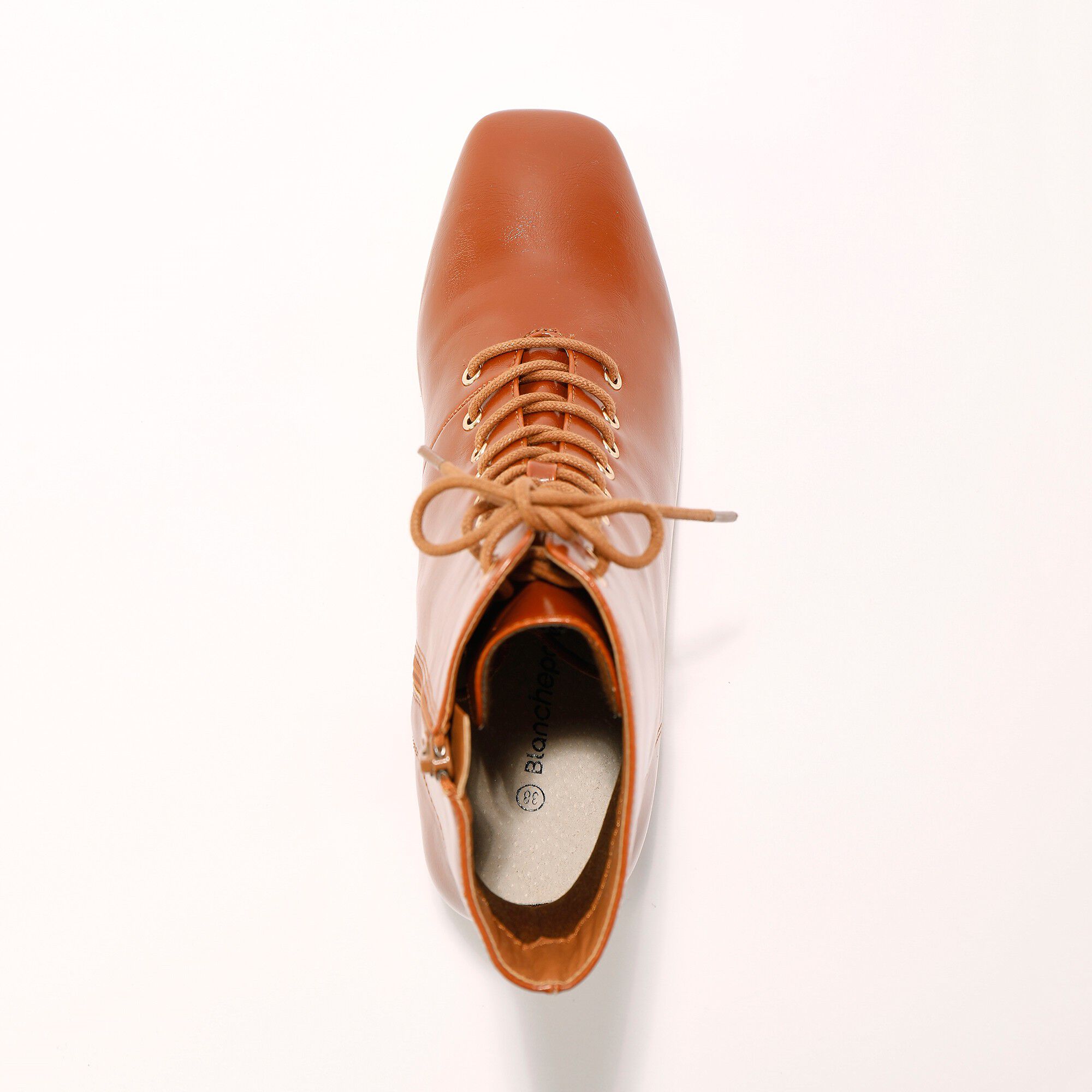 Bottines lacées à talon