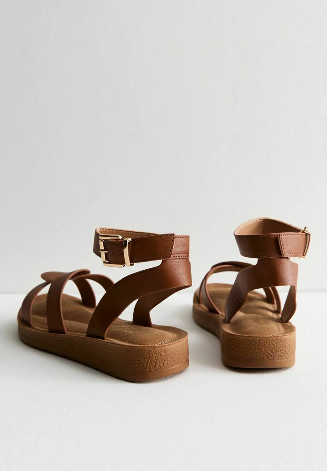 New Look Wide Fit 2 PART COMFORT - Sandalias de cuña